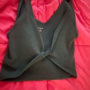 urban outfitters green reversible tank